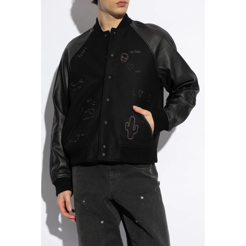 Zadig & Voltaire Boris bomberjack Black Heren