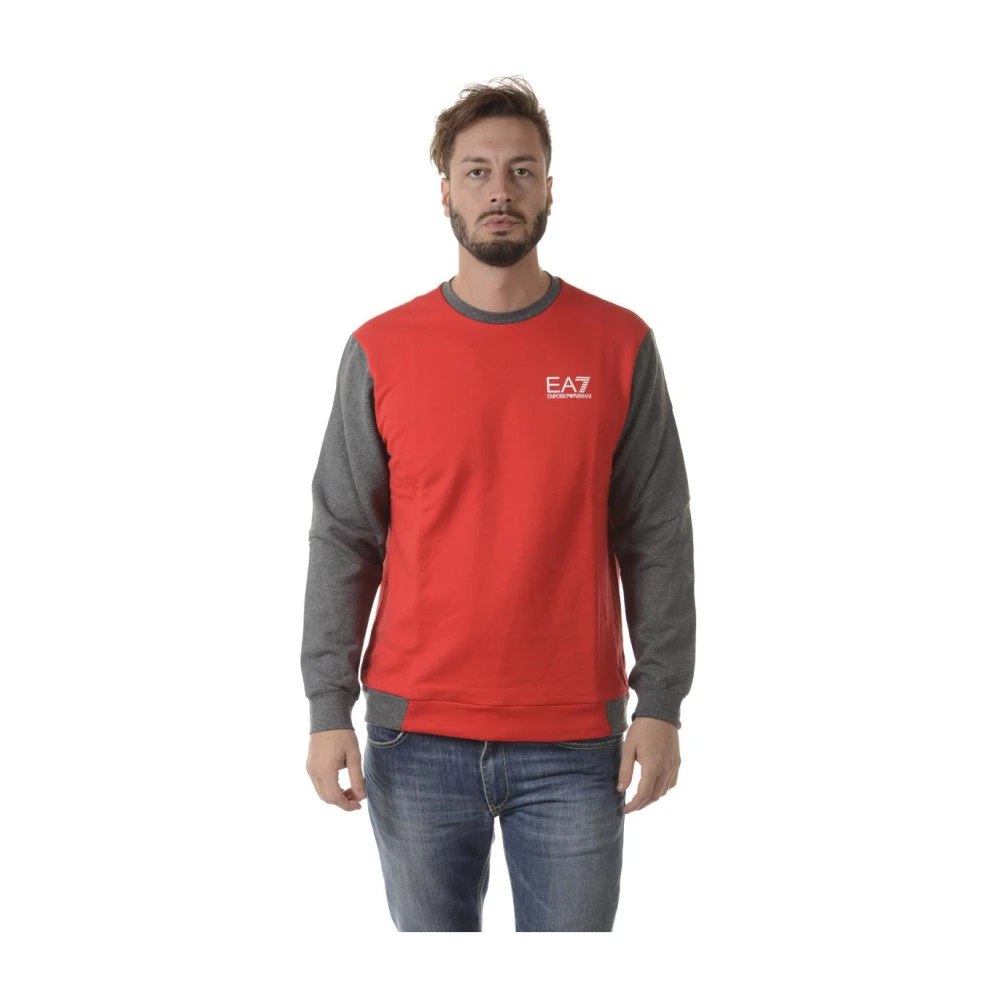Emporio Armani Ea7 Hombre Rojo Sudaderas, Talla: L