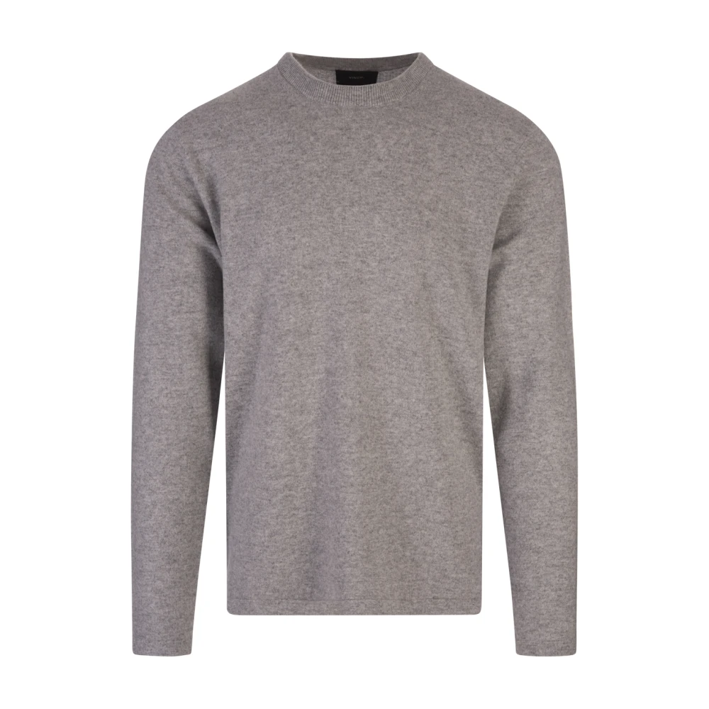 Vince Kasjmier Crew Neck Sweater Grijs Gray Heren