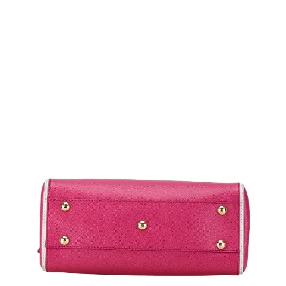 Salvatore Ferragamo Pre-owned Leather handbags Pink Dames