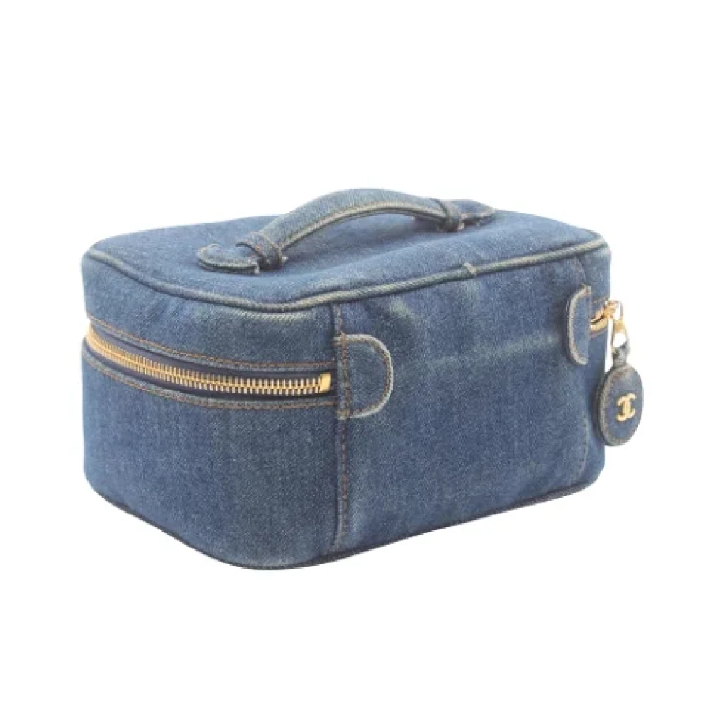 Chanel Vintage Pre-owned Denim chanel-bags Blue Dames