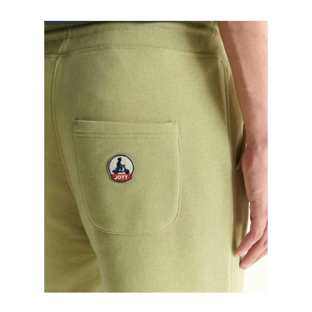 Jott Groene Joggingbroek Fleece Gevoerd Green Heren