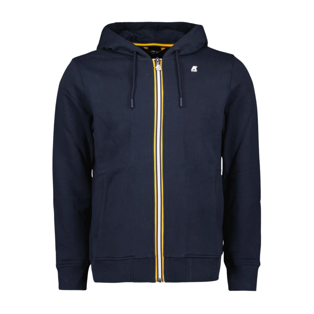 K-Way Uomo Blu Felpe, M, New,