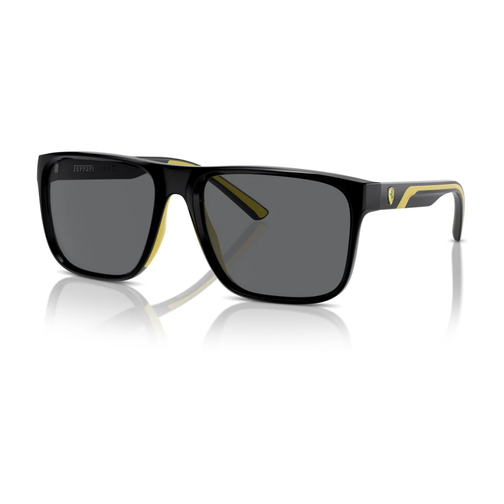 Ferrari Men's Dark/Grey Square Sunglasses With Lenses