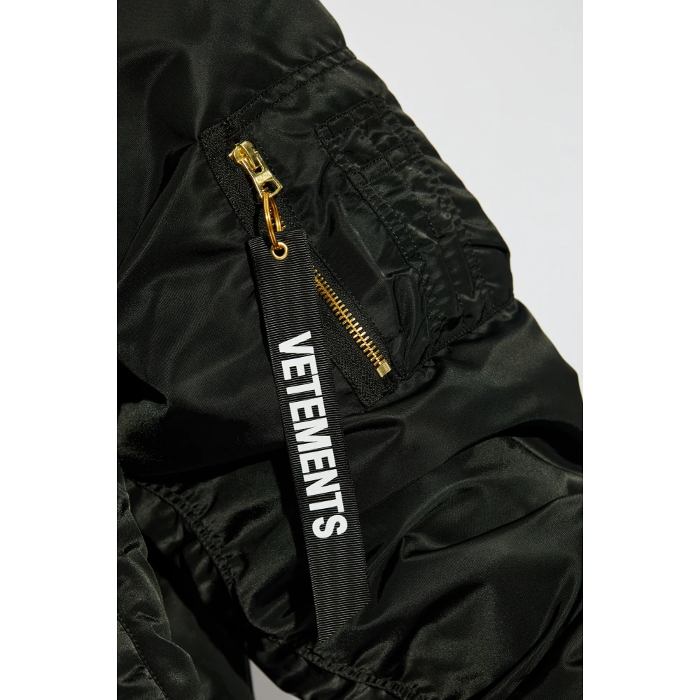 Vetements 'Bomber' jack Black Heren