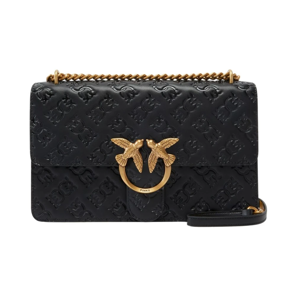 pinko Stijlvolle Handtas voor Trendy Vrouwen Black Dames