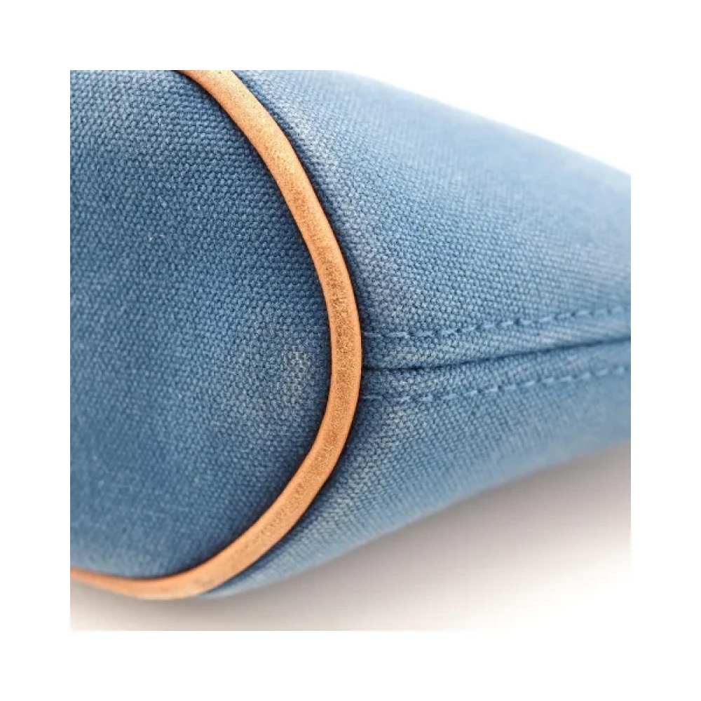 Hermès Vintage Pre-owned Cotton pouches Blue Dames