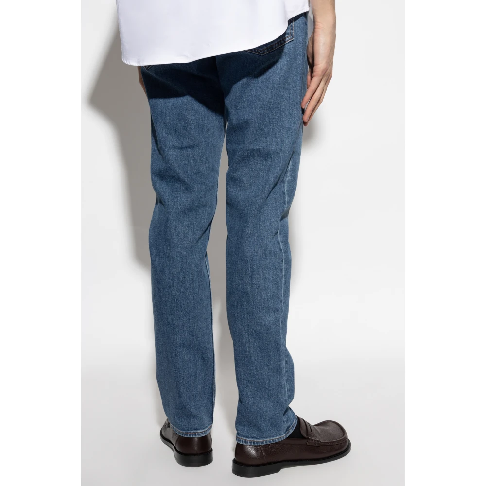 Theory Jeans met toelopende pijpen Blue Heren