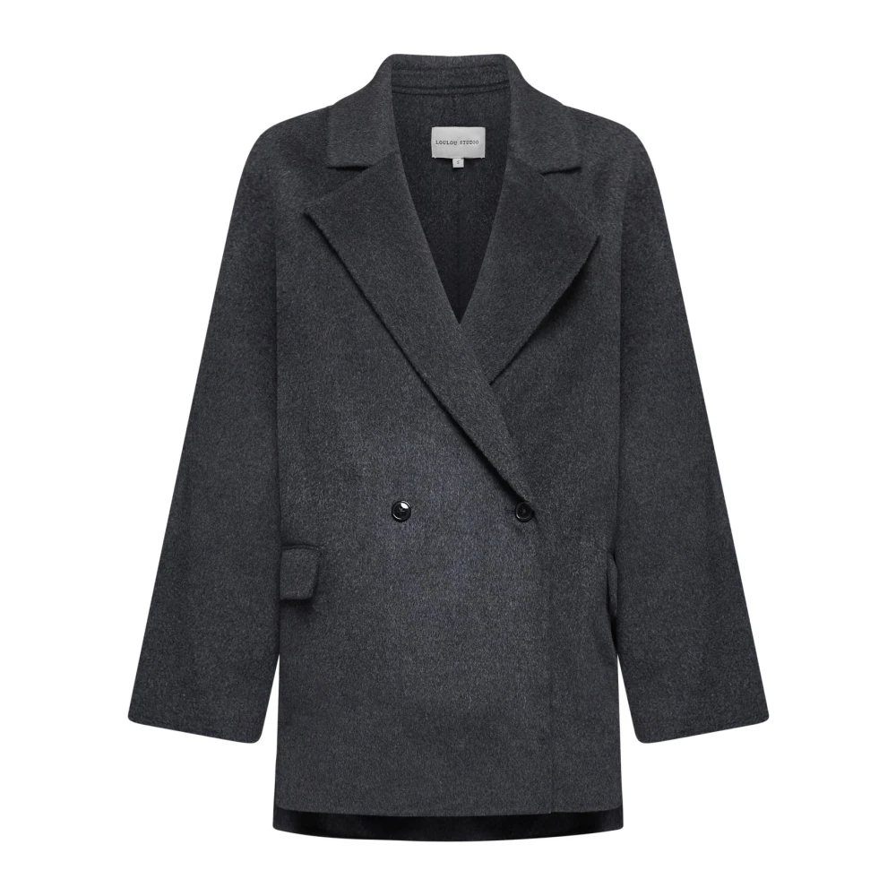 Loulou Studio Elegante Grijze Jas Gray Dames