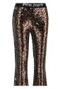 logo-tape-sequins-flare-trousers