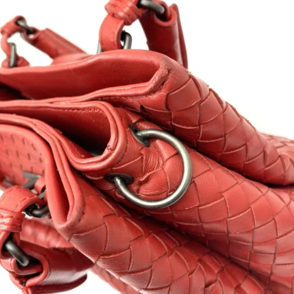 Bottega Veneta Vintage Pre-owned Leather handbags Red Dames