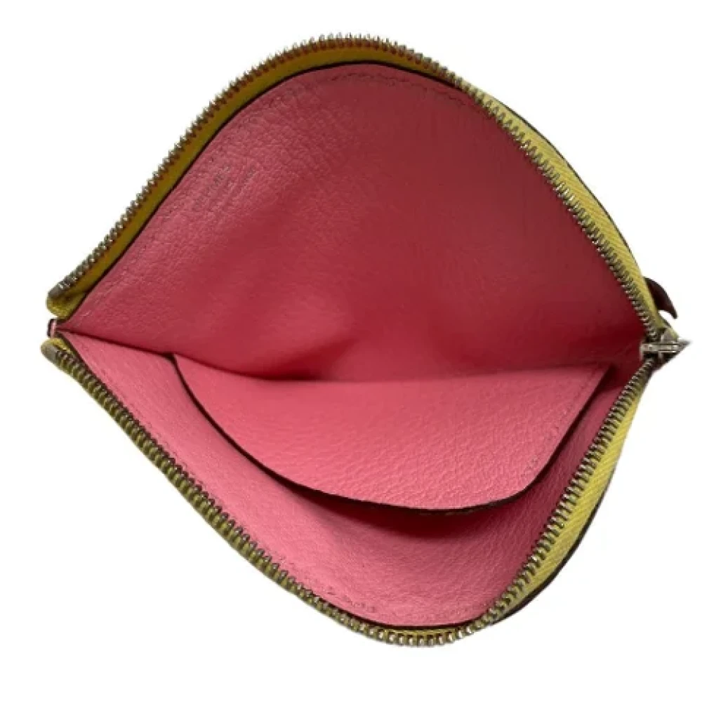 Hermès Vintage Pre-owned Leather wallets Pink Dames