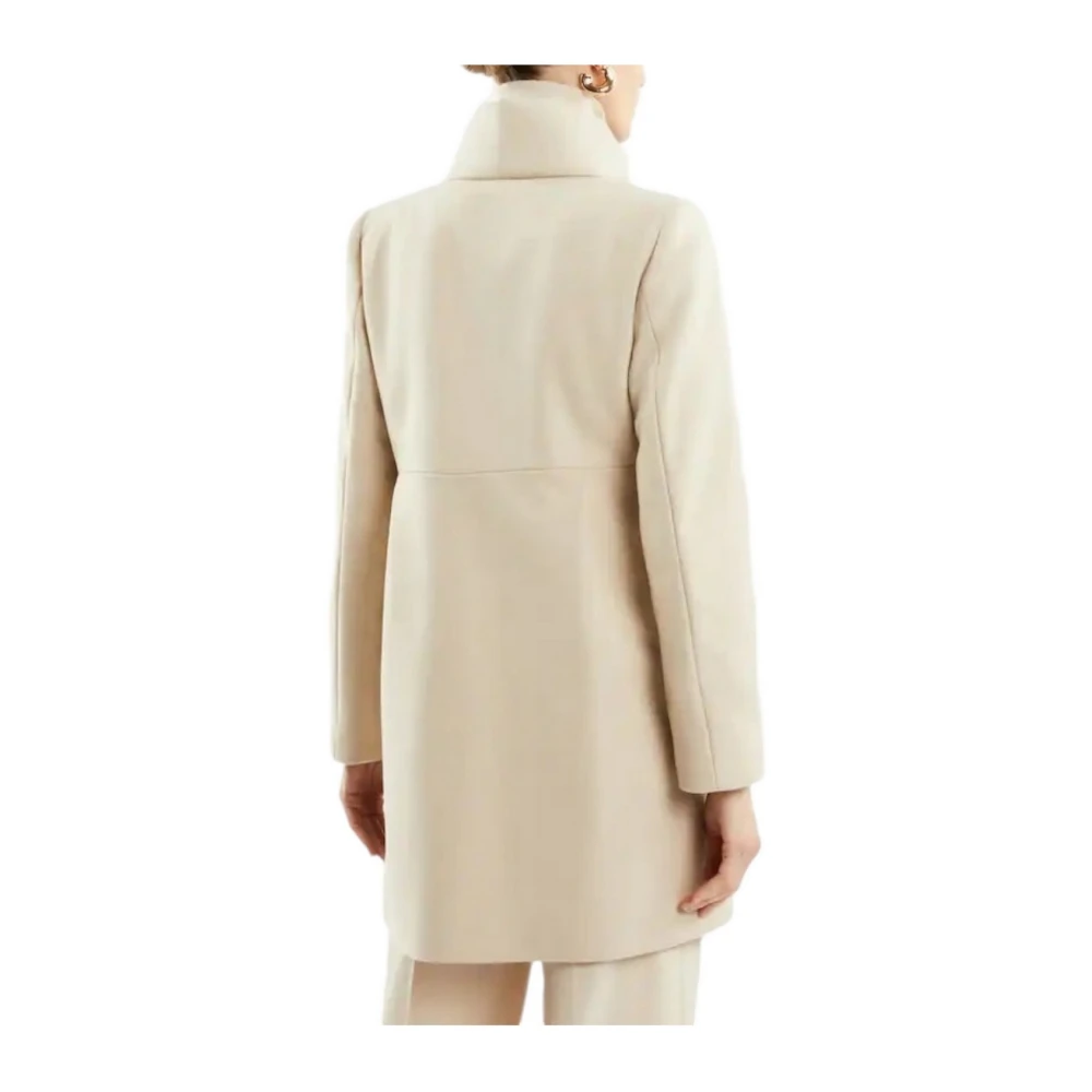 Fay Romantische Jas Ivoor Beige Dames