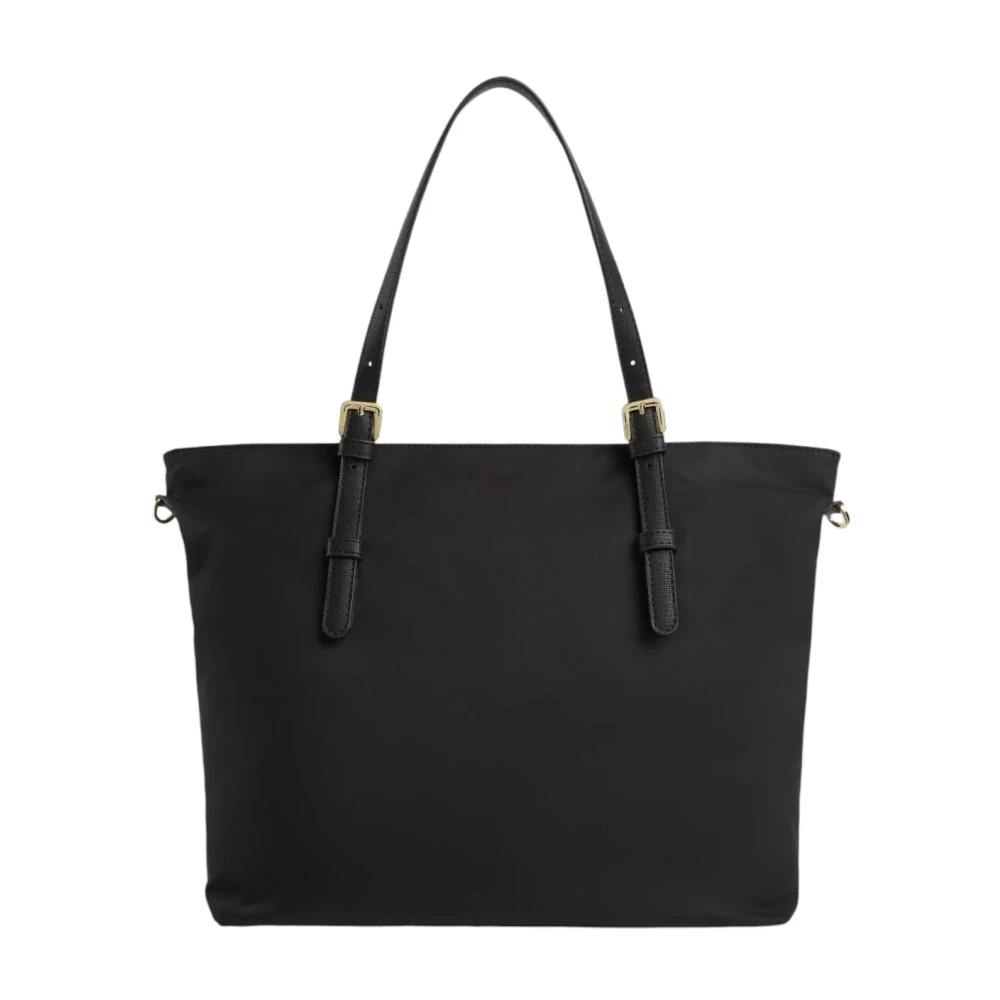 Alviero Martini 1a Classe Zwarte Nylon Shopper Tas Metaverse Black Dames
