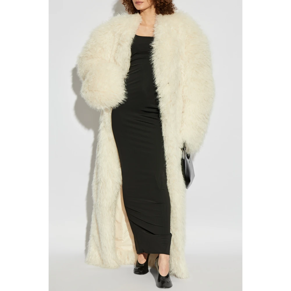 Entire Studios Jurk Square Neck Maxi Black Dames