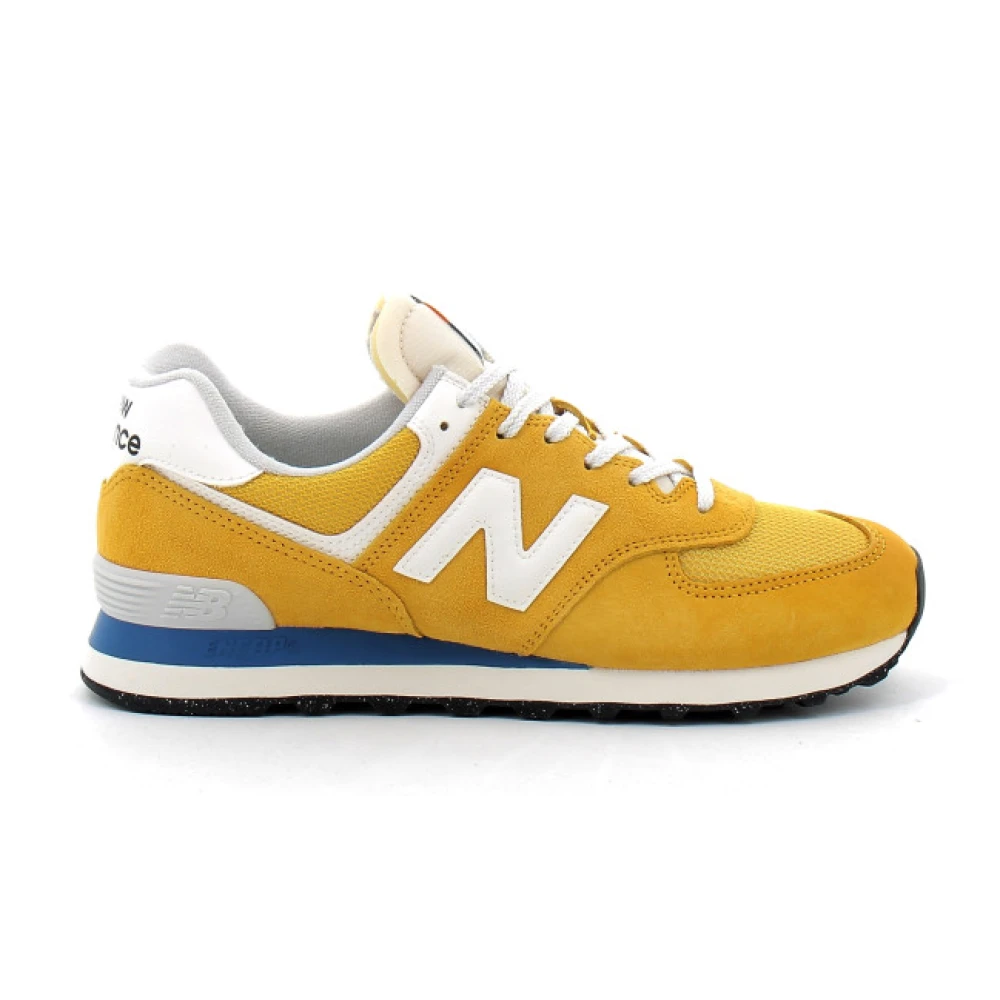 New Balance Lichtgewicht Sport Schoenen met Demping 574 Heren Schoenen Geel