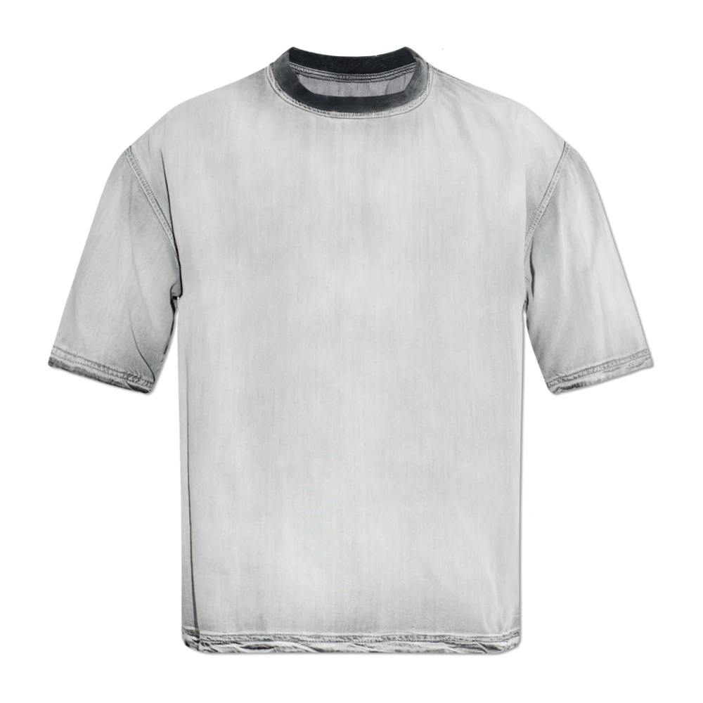 Diesel Uomo Grigio Top, M, New,