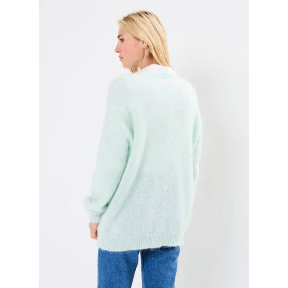 Des Petits Hauts Oversized Vest met Zakken Blue Dames