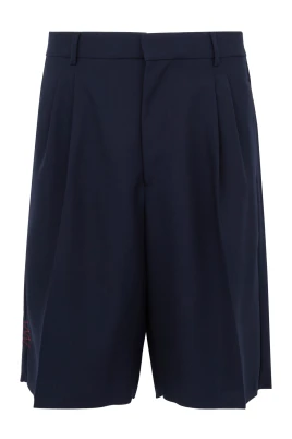 Blå Stiliga Bermudashorts för Avslappnade Utflykter