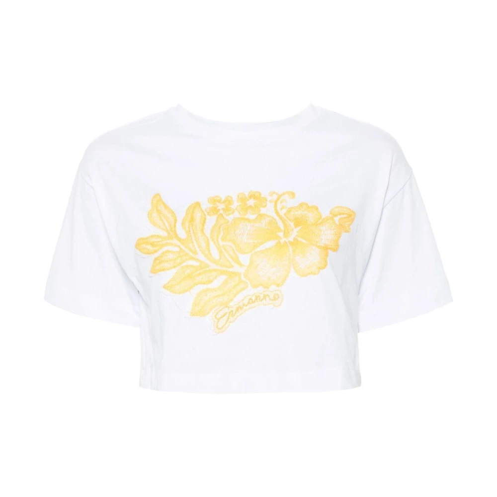 Ermanno Scervino Casual Katoenen T-Shirt voor Mannen White Dames