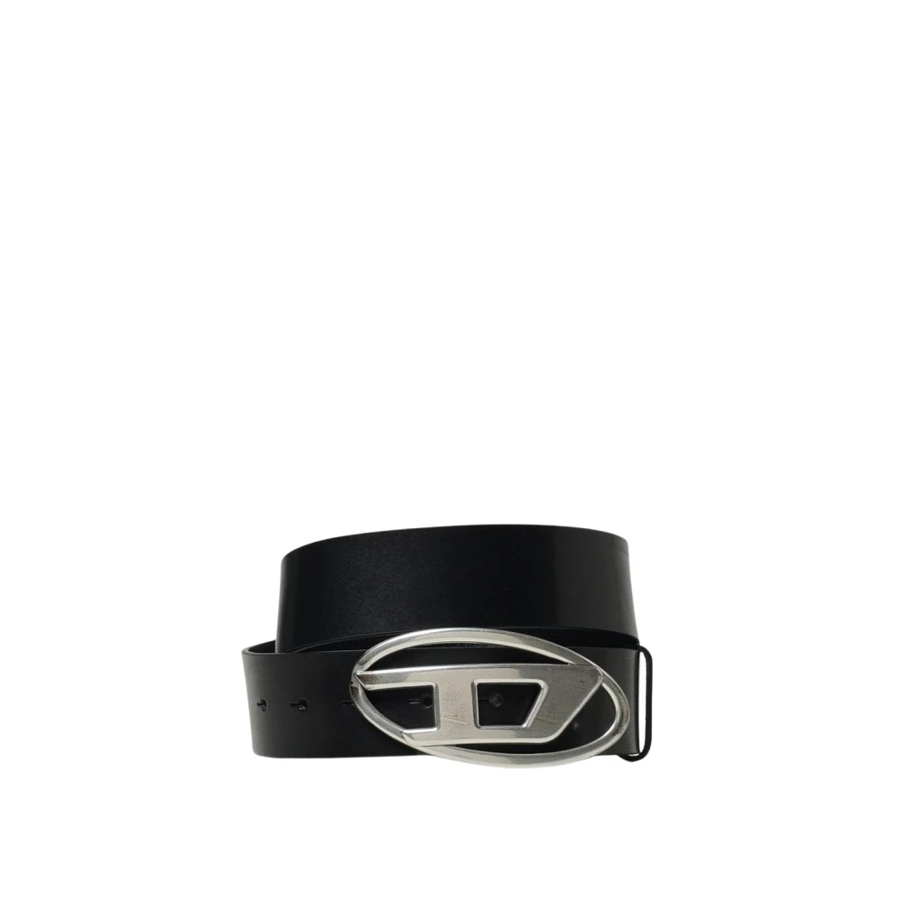 Diesel Herr Svart Accessoarer One Size, Bälte Med Spänne