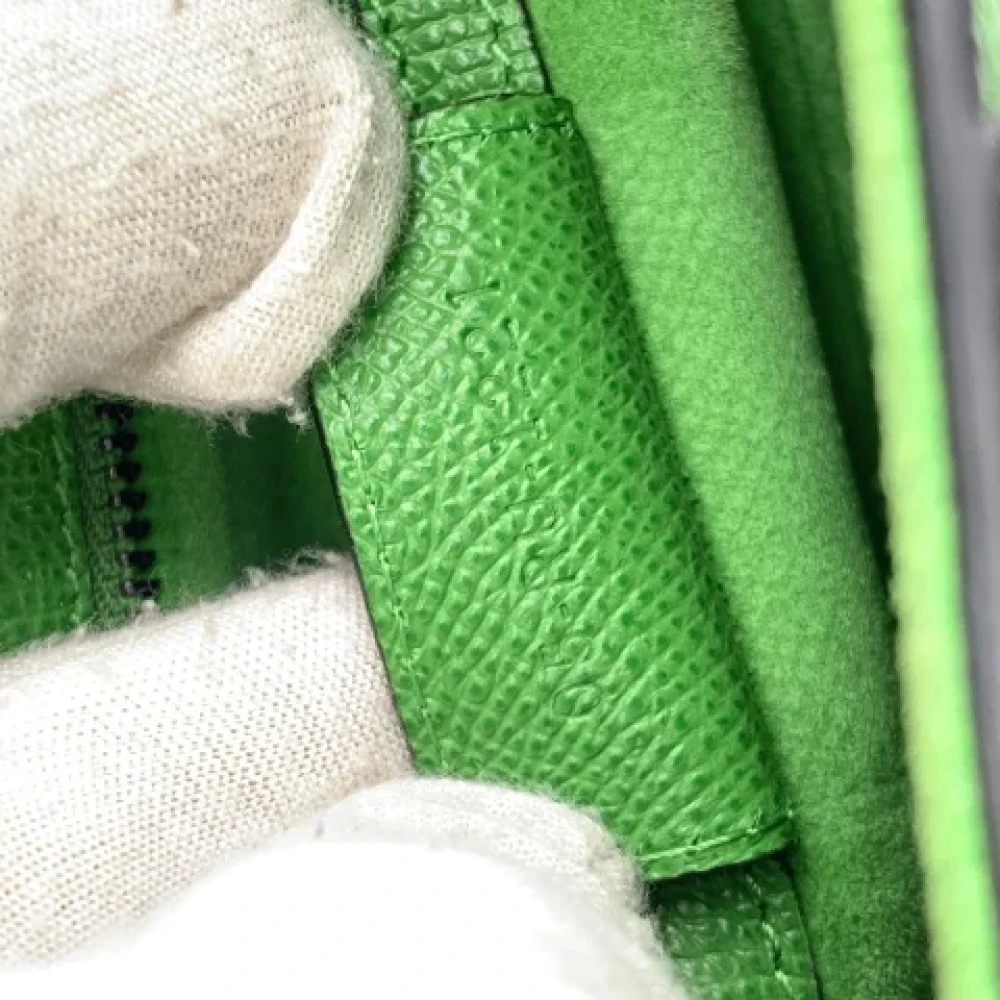 Dior Vintage Pre-owned Leather dior-bags Green Dames