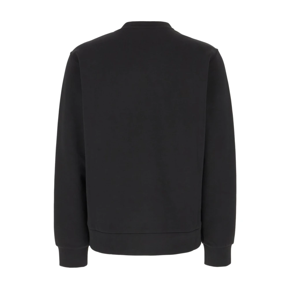 Dolce & Gabbana Zwarte Bij Geborduurde Crew Neck Sweater Black Heren
