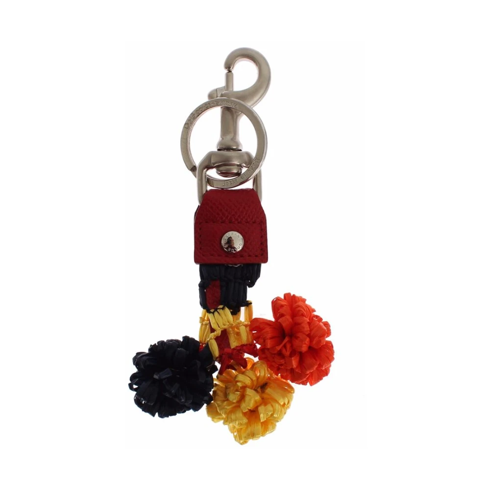 Dolce & Gabbana Women's Multicolor Sizilien Raffia Keychain