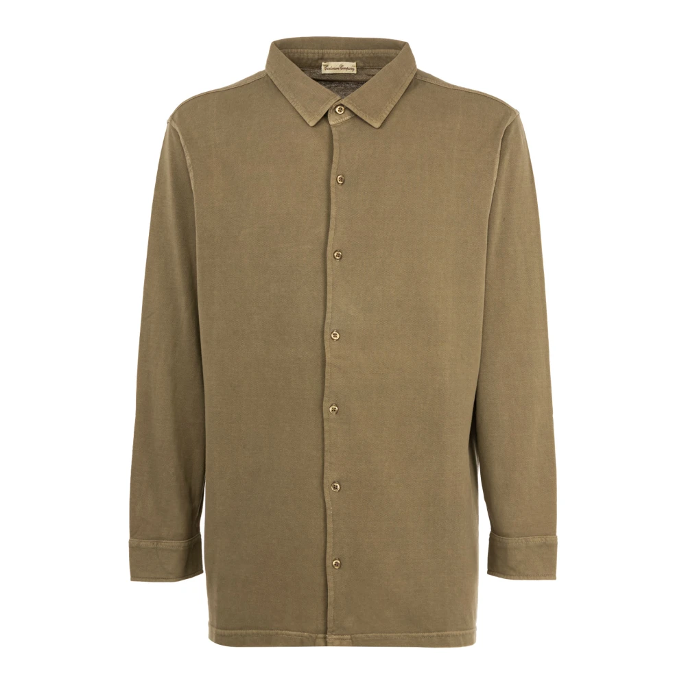 Cashmere Company Heren Overhemd met Lange Mouwen en Knopen Brown Heren