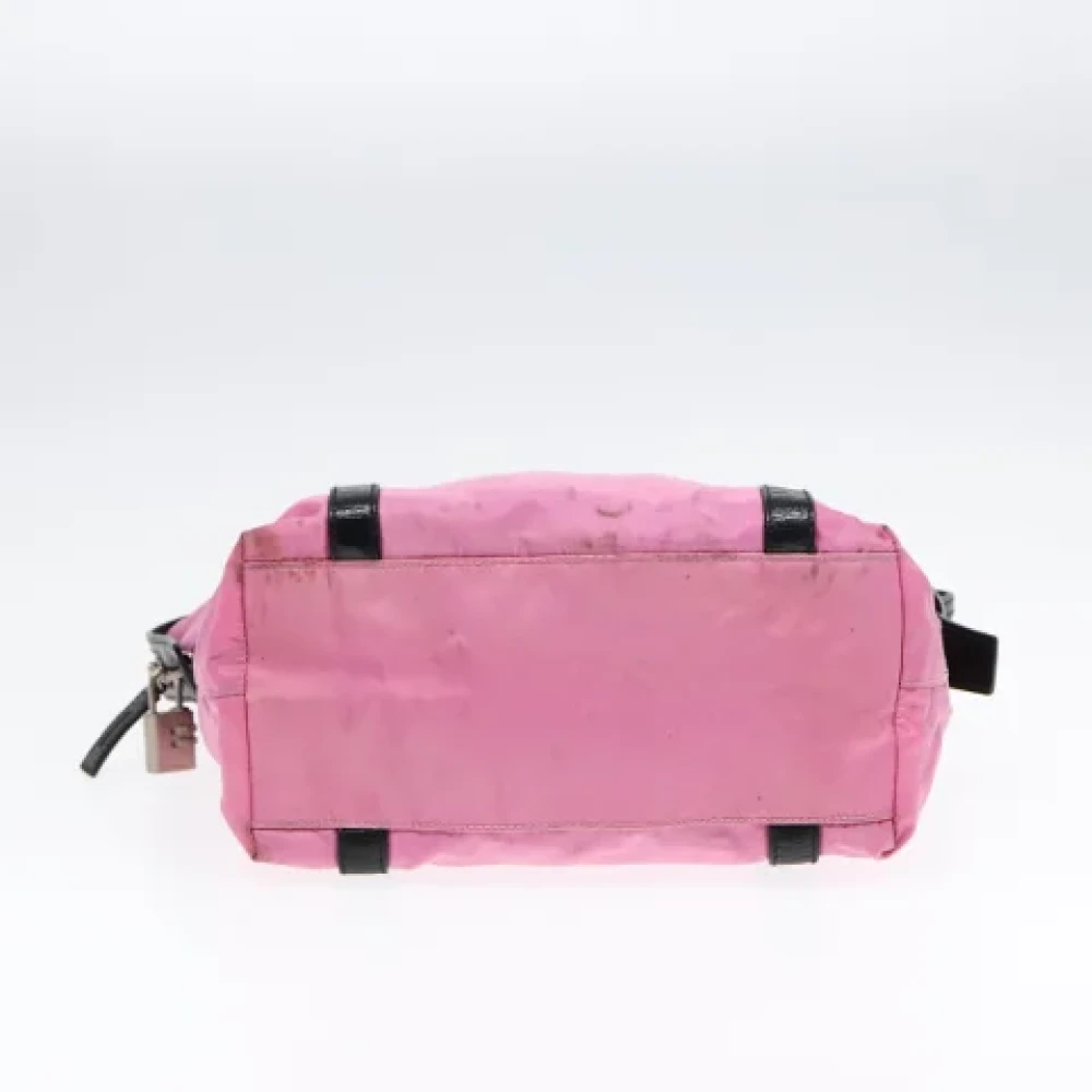 Prada Vintage Pre-owned Nylon prada-bags Pink Dames