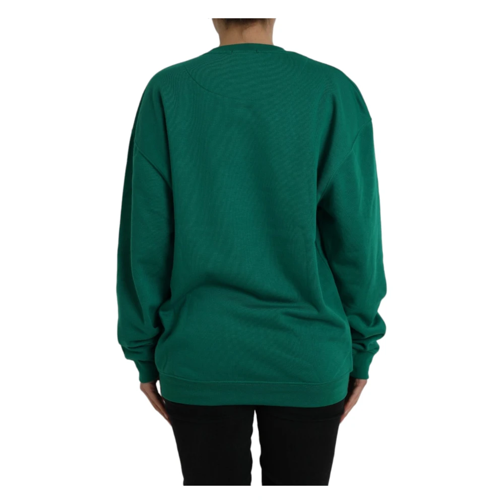 Philippe Model Groene Katoenen Logotrui Green Dames