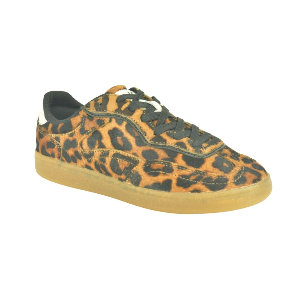 Hoff Luipaard sneaker N. gumZ. Dames Schoenen Bruin