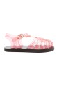 red-buckle-flat-sandals