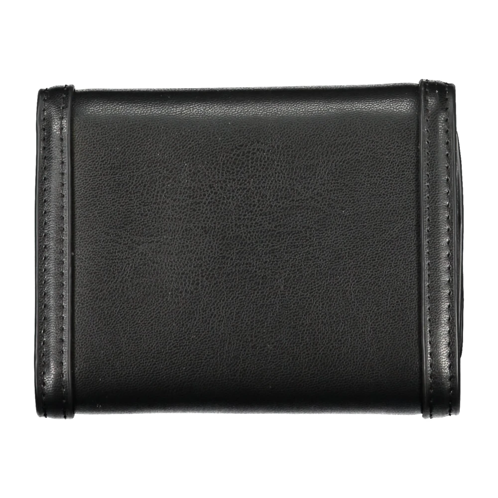 Tommy Hilfiger Damesportemonnee Zwart Contrastdetails Rits Black Dames