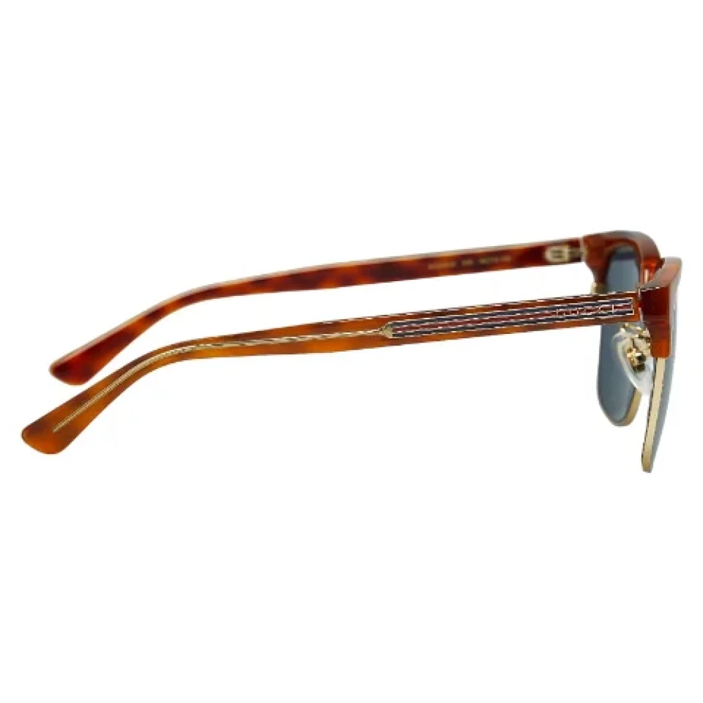 Gucci Vintage Pre-owned Plastic sunglasses Brown Dames