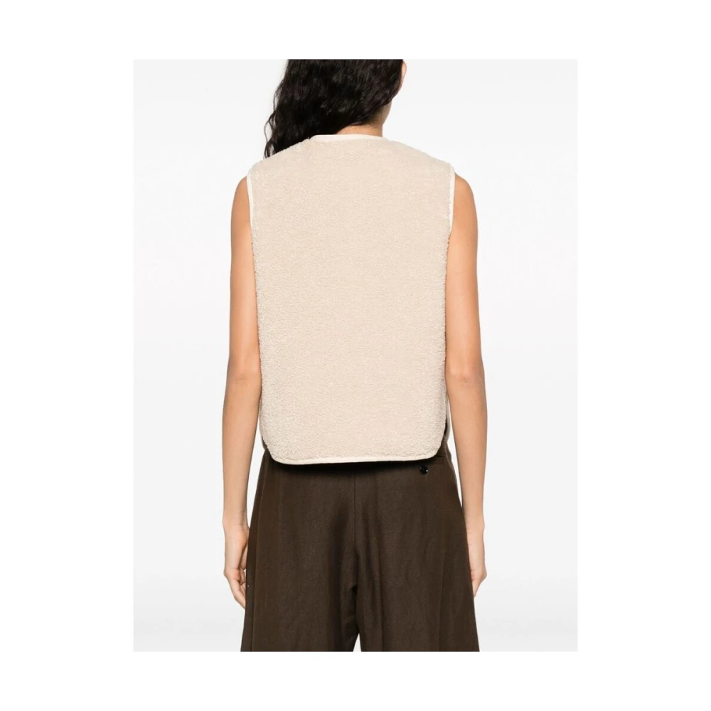 Soeur Shearling Vest Beige Dames