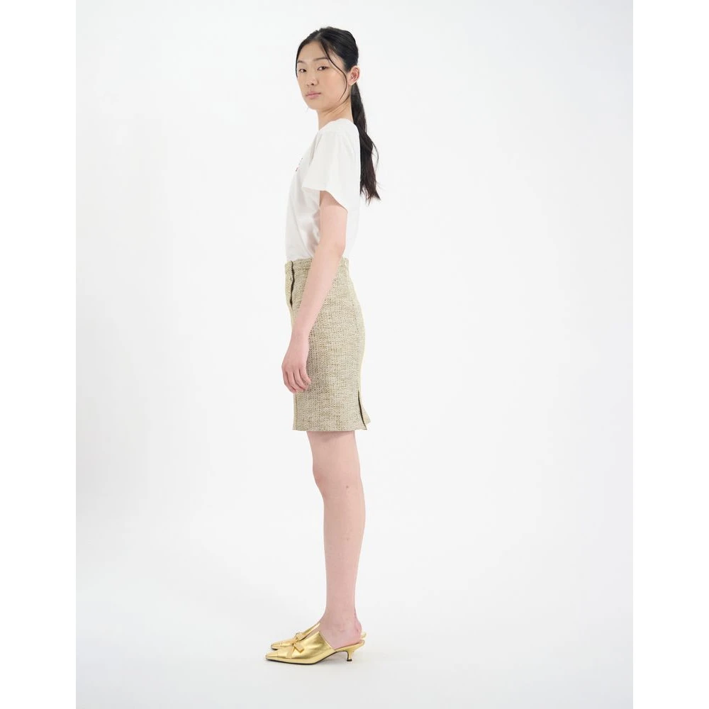 Ines De La Fressange Paris Edmonde rok Yellow Dames