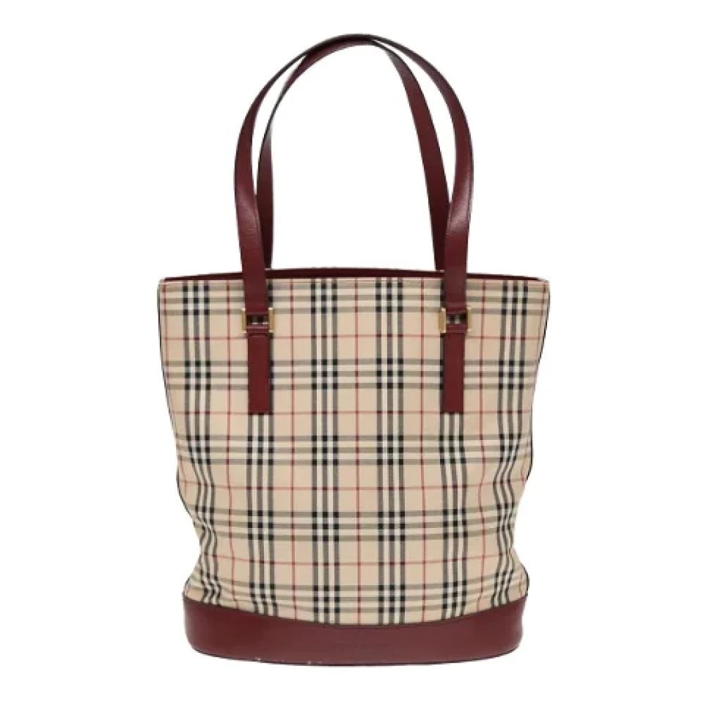 Burberry Vintage Pre-owned Canvas totes Beige Dames