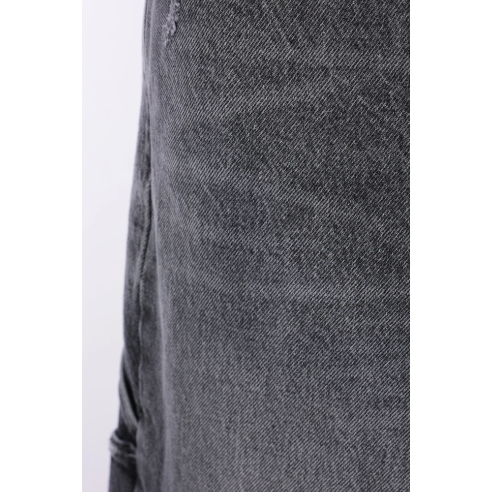 Marc Jacobs Zwarte Gewassen Oversize Denim Jeans Black Dames