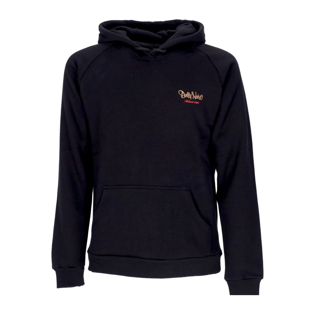 Dolly Noire Barcelona hoodie met lange mouwen sweatshirt Black Heren