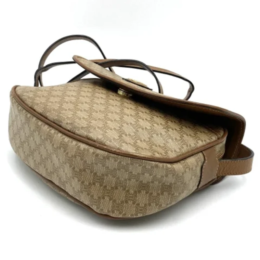 Celine Vintage Pre-owned Plastic celine-bags Beige Dames