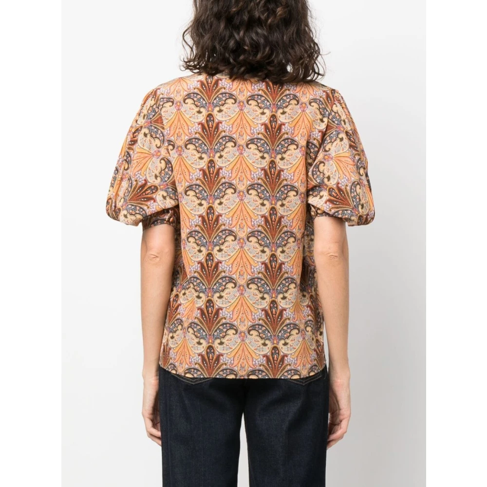 ETRO Paisley Zijden Overhemd Multicolor Dames