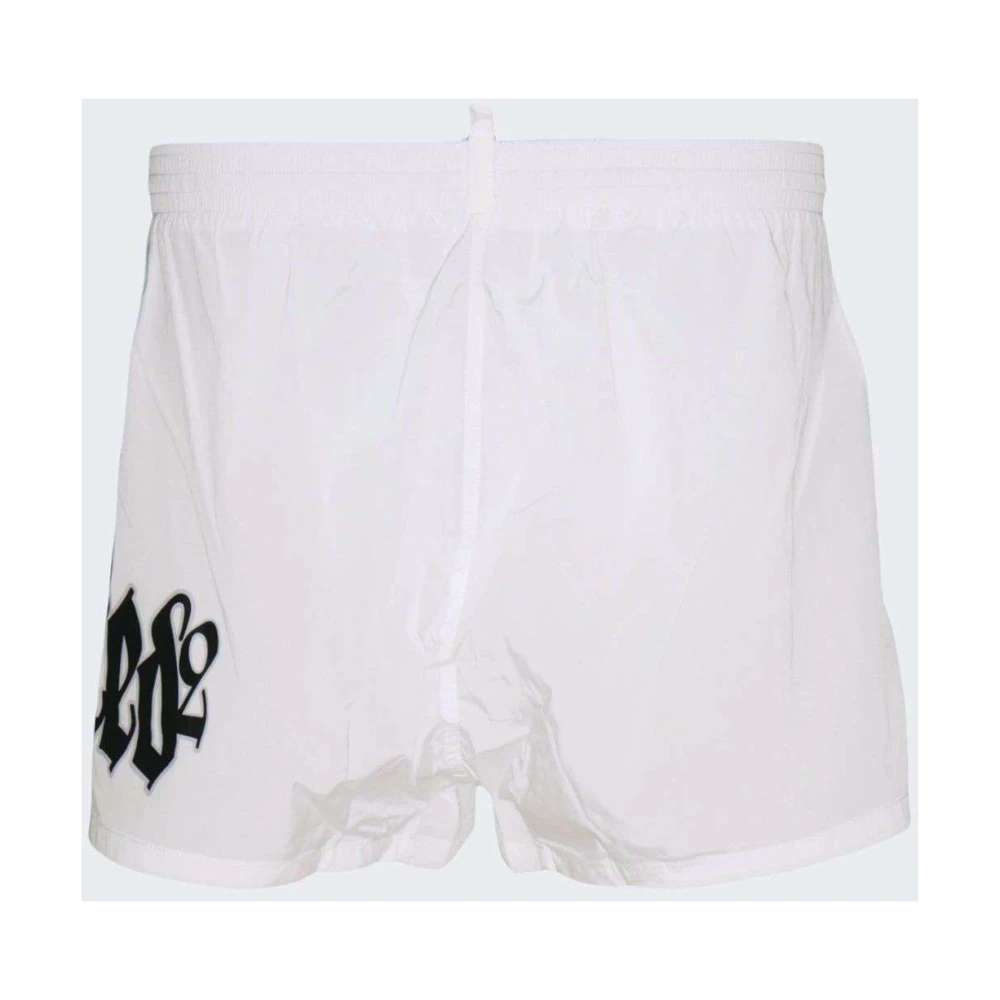 Dsquared2 Midi Boxer Briefs White Heren