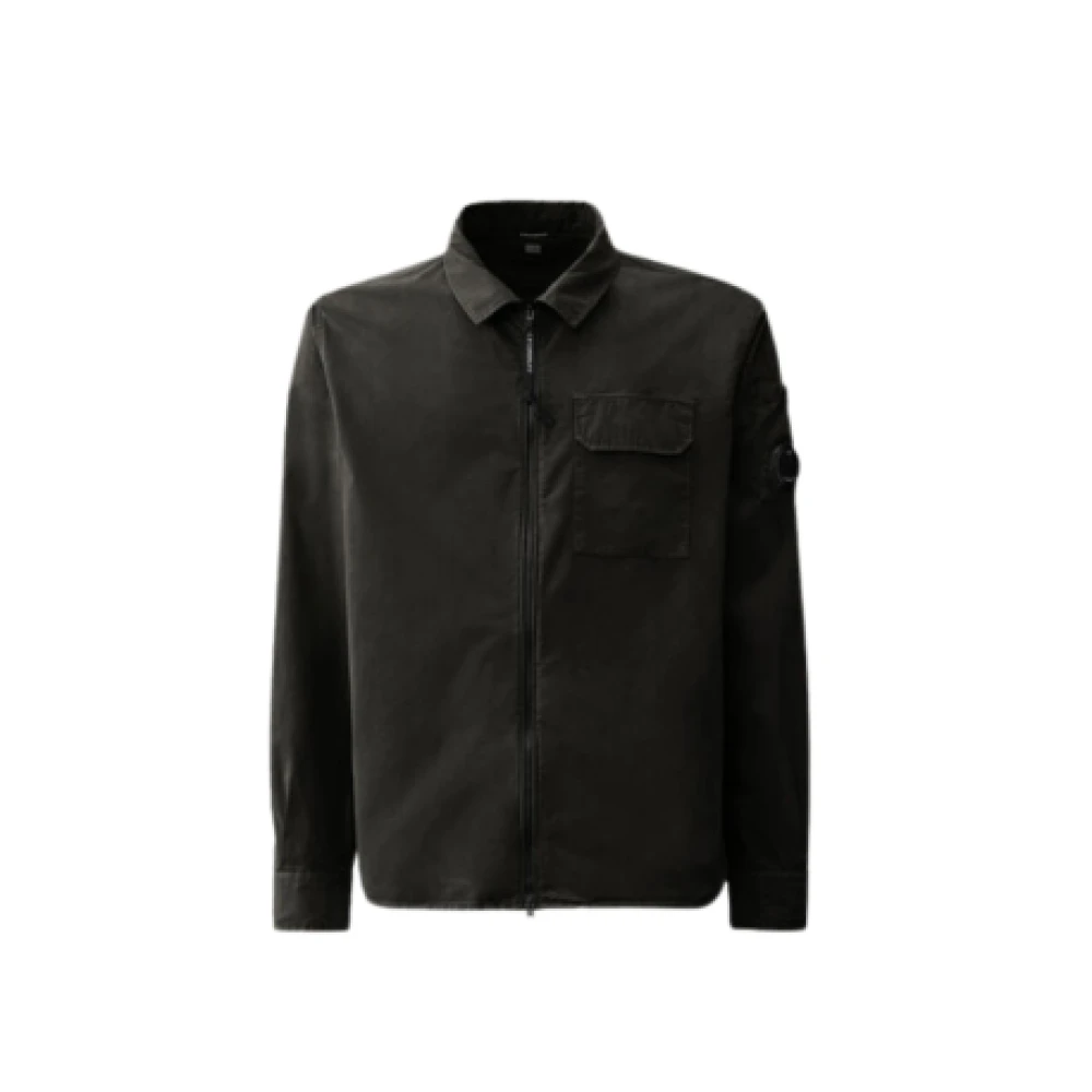 C.P. Company Windjack met capuchon en rits Black Heren