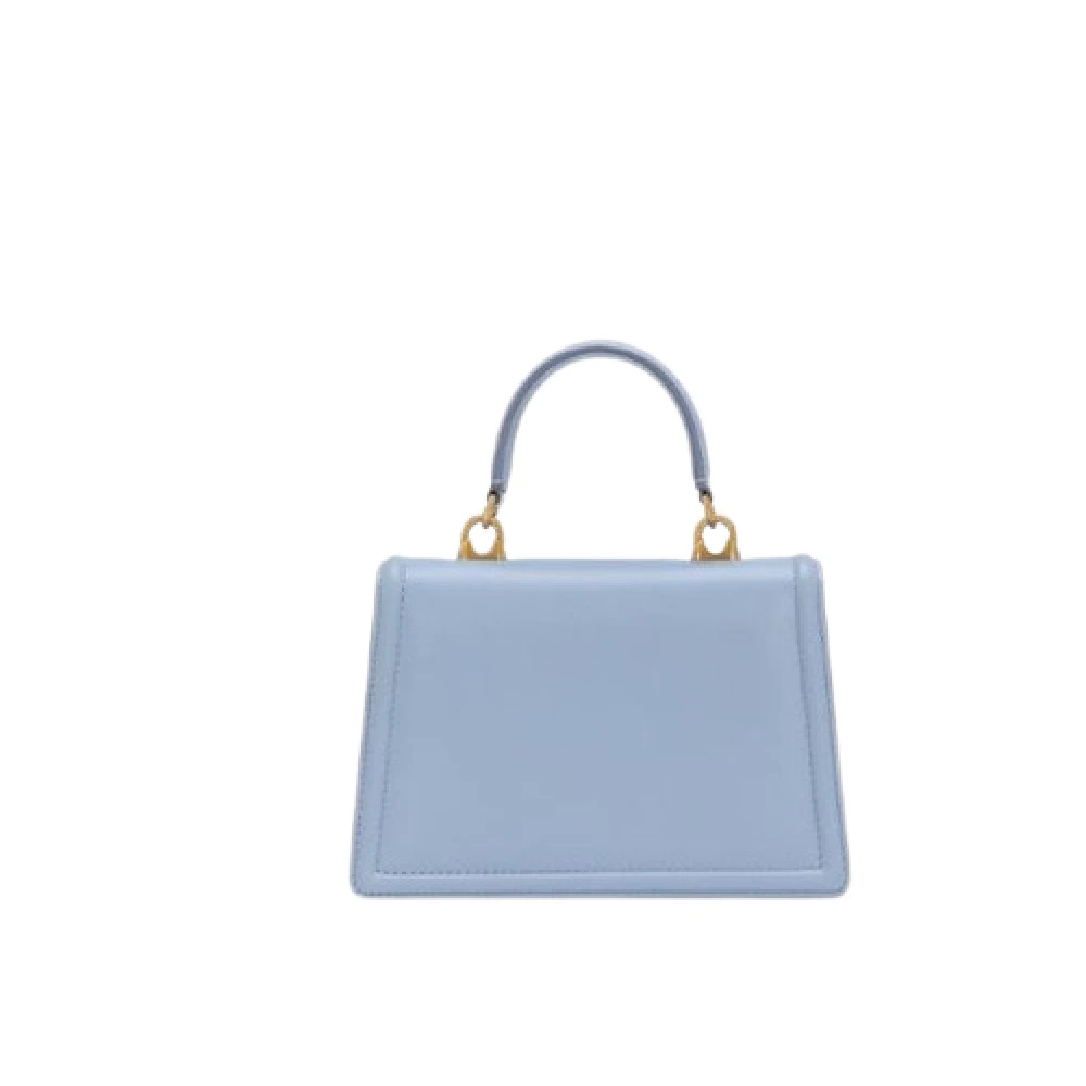 Dolce & Gabbana Hart Juweel Klep Tas Blue Dames