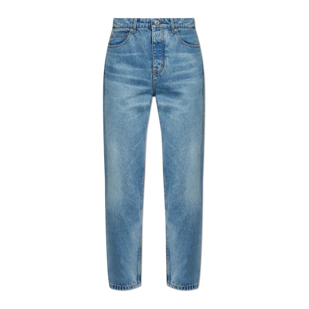 Ami Paris Tapered Fit Jeans Blue, Herr