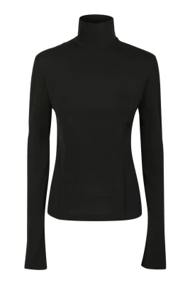 Cut-Out Turtleneck Sweater