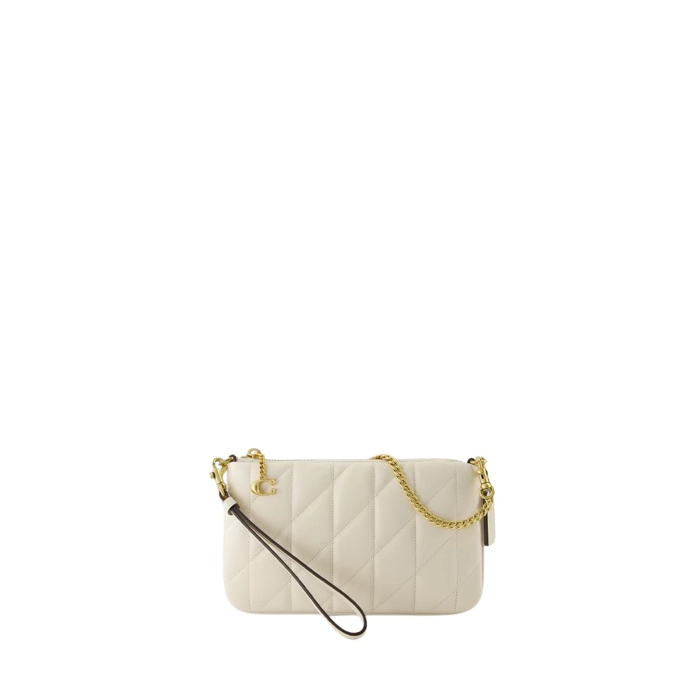 Coach Gewatteerde Leren Crossbody Tas Beige Dames