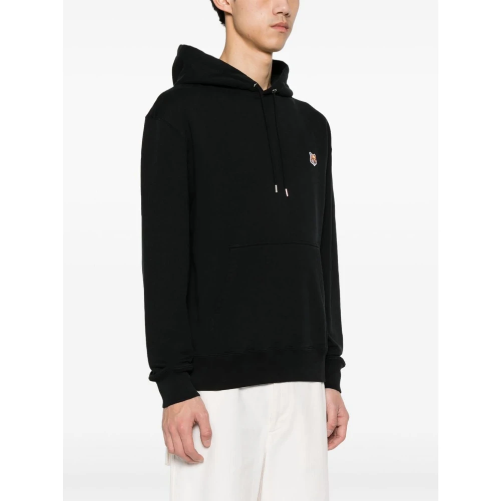 Maison Kitsuné Zwarte Sweatshirt Ss24 Herenkleding Black Heren