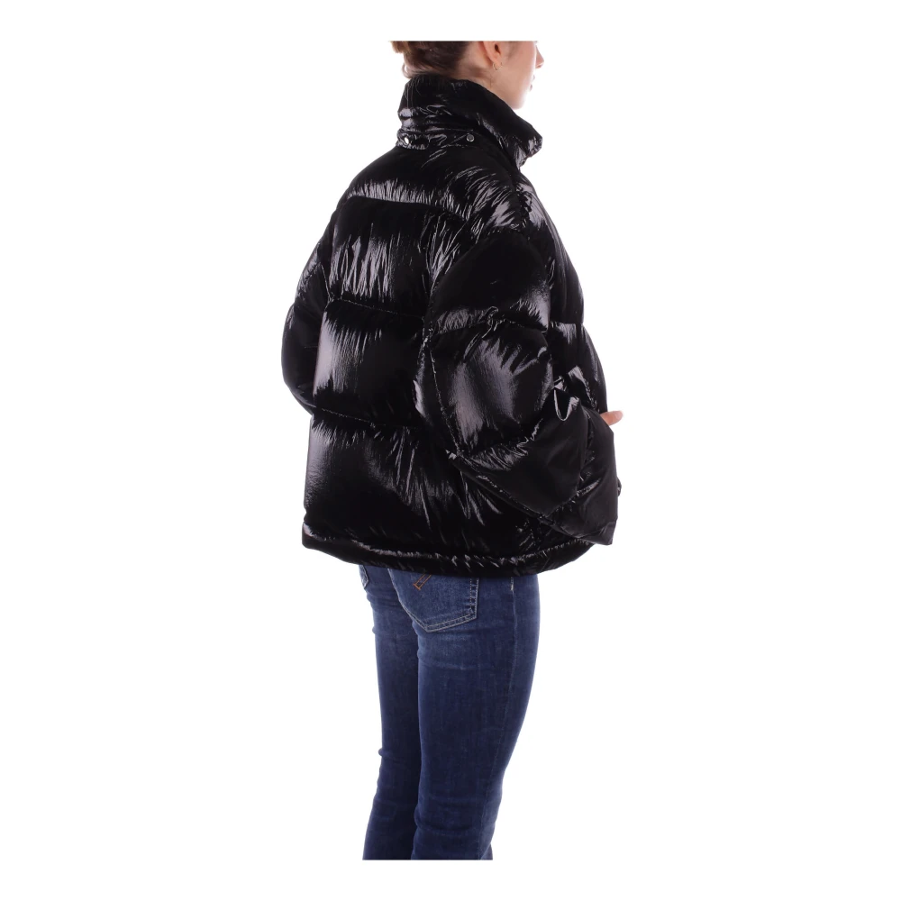 add Zwarte hoodie met ritssluiting Black Dames